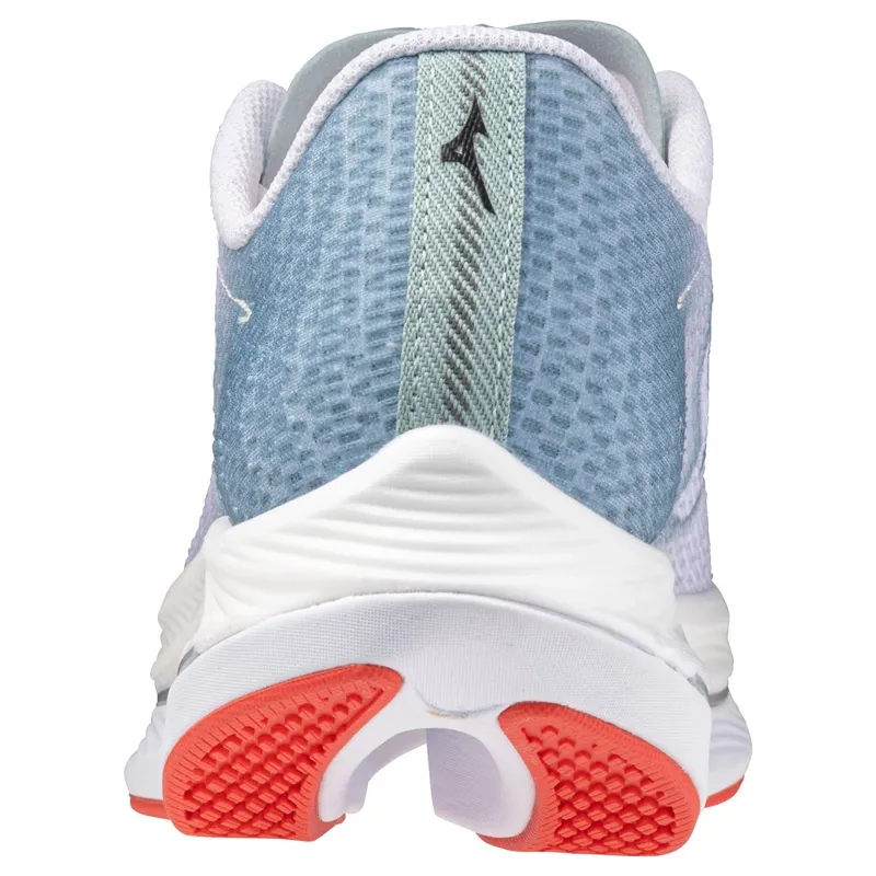 Mizuno Women's Wave Rebellion Flash 2 Running Shoes White/Black/Grey Mist-3